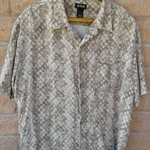 111 State 100 % silk Men's Dress shirt